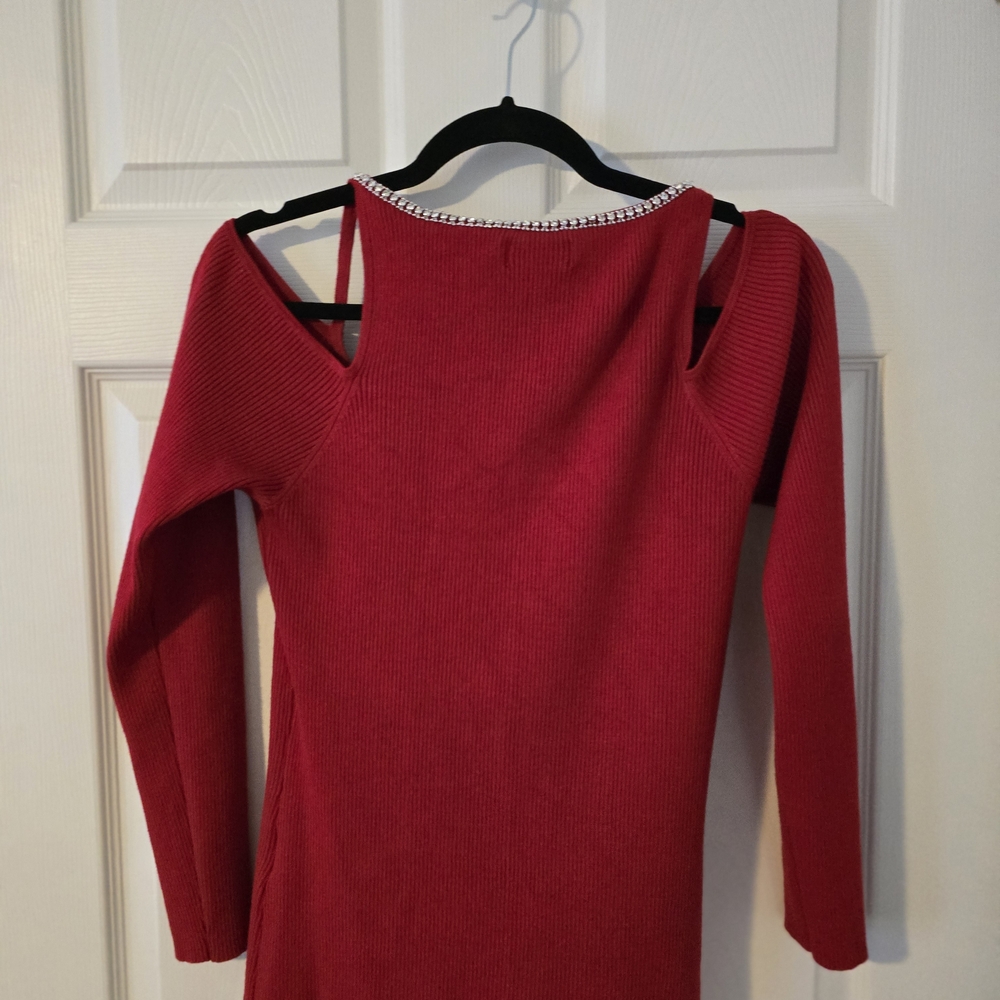 Venus Ruby Ribbed Zip Front Blouse - image 6
